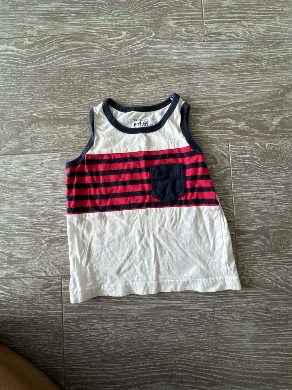 The Children's Place Striped Tank Top Size 18-24M